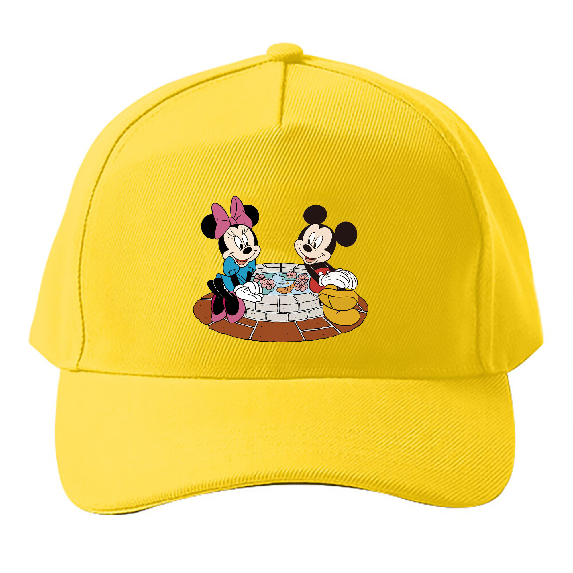 （画像用） ミッキーマウス Mickey Mouse ベースボールキャップ 綿100％ 男女兼用 帽子 スポーツ